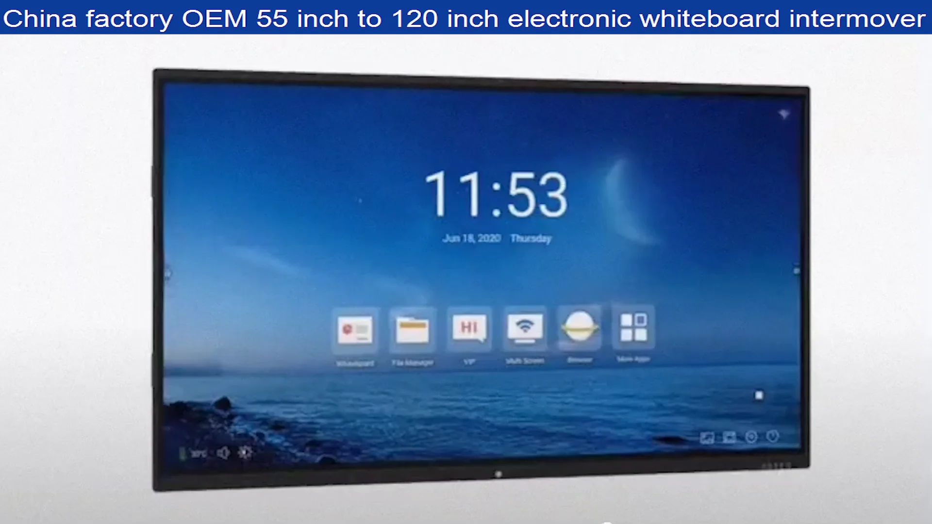 65/110inch 75inch Interactive Whiteboard 86 Inch Interact For Classroom ...