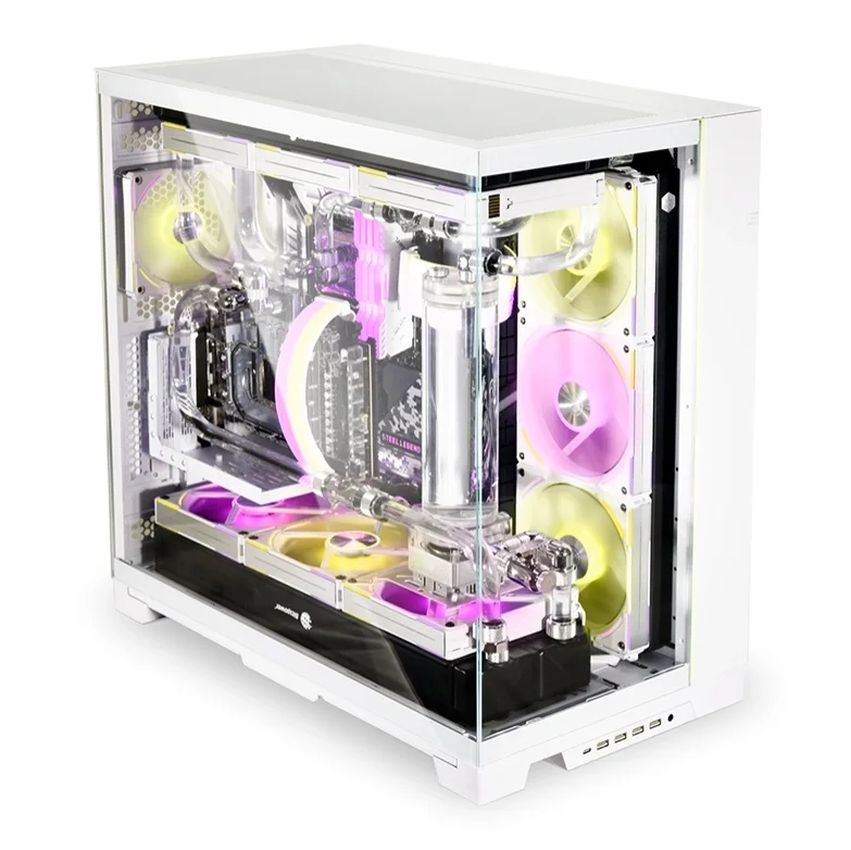 New Full Tower Computer Case Lian Li O11 Dynamic Evo Xl White Pc Gaming ...