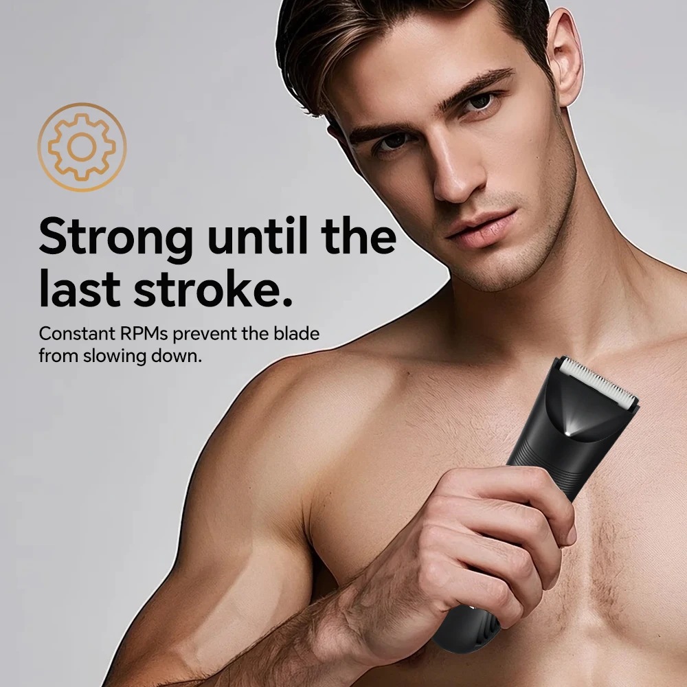 Wholesale Professional & Personal Use Men's Body Grooming Kit Epilator Shaver with Ceramic Body Trimmer for Beard Grooming manufacture