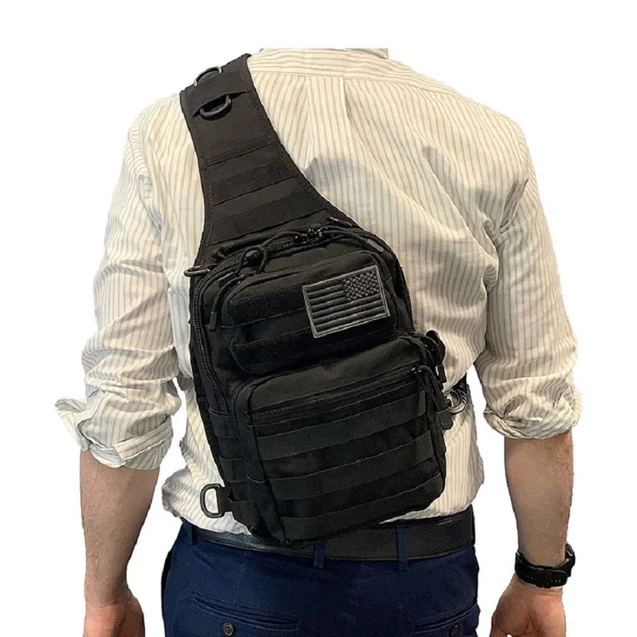 Wholesale Small Tactical Sling Backpack for Sports Outdoor Tactical Equipment Sling Bag Practical Tactical Shoulder Bag