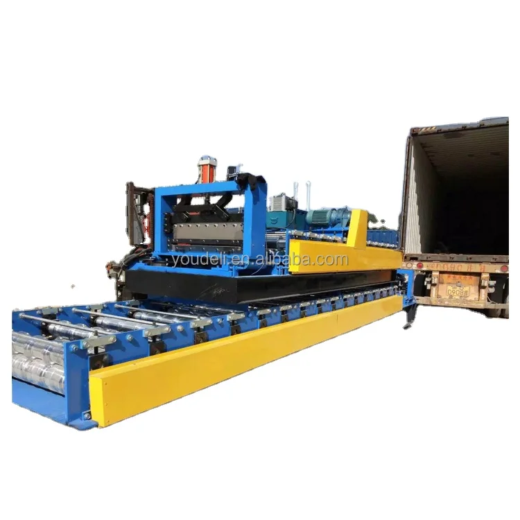 Полиуретановая линия по производству сэндвич-панелей машина для производства панелей с гидравлическим формовочным резаком