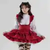 RED-Top + Skirt + Petticoat
