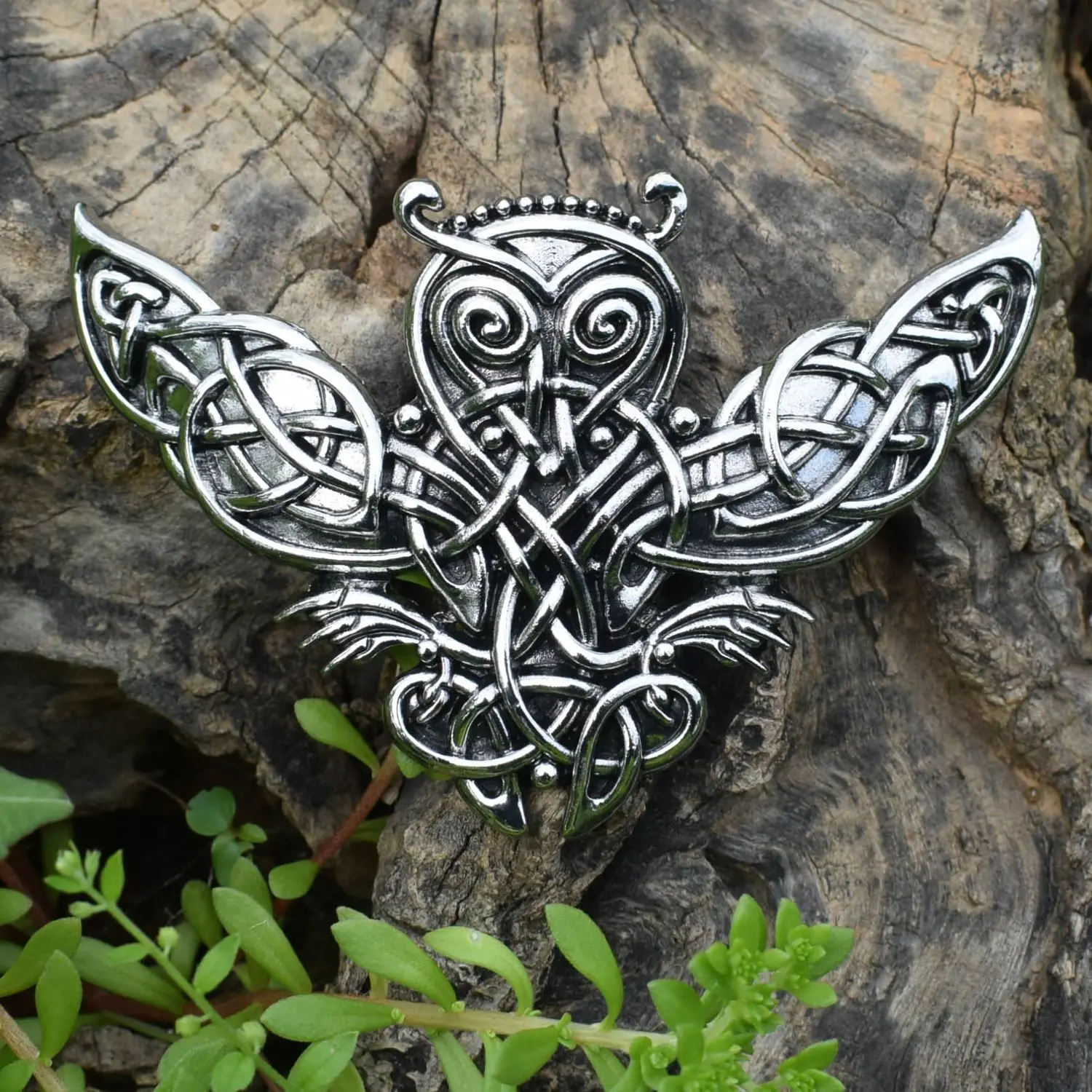 Fashion Metal Viking Owl Hair Clips for Women Vintage Gothic  display picture 2