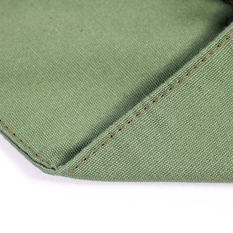 CHANGRONG Custom Durable Eco-Friendly Washable Cotton Canvas Kangaroo Fruit Harvest Garden Apron
