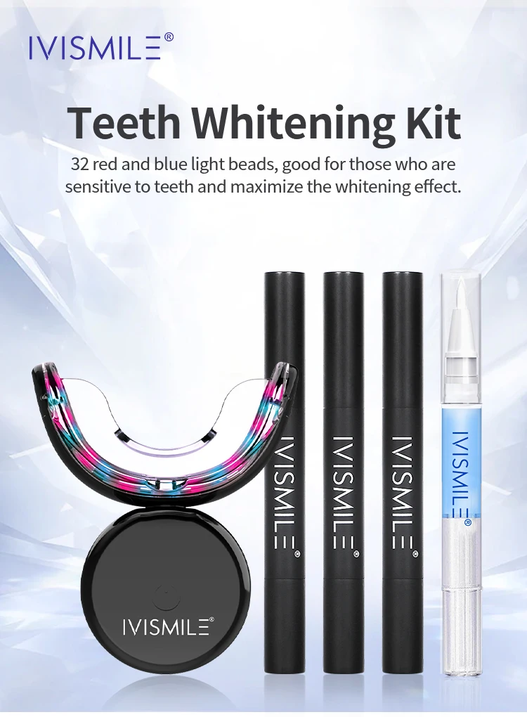 Ivismile Factory Supply Customized Professional Teeth Whitening Led Kit