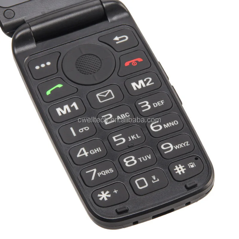 UNIWA 249 Fold Keypad Card SIM Wireless Radio GSM Call/sms