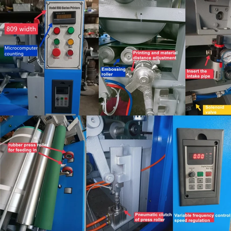 CNC 4-6 Color Flexo Printing Machine Flexographic Carton Box Print Machine Jute Mylar Rice Bag Printing Machine on Plastic Bags
