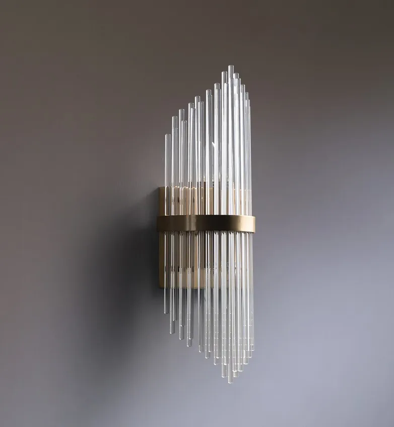 Новинка 2020, Современный Креативный дизайн, Постмодернистский светильник, роскошное украшение для спальни, ванной комнаты, гостиной, прикроватная Хрустальная настенная лампа