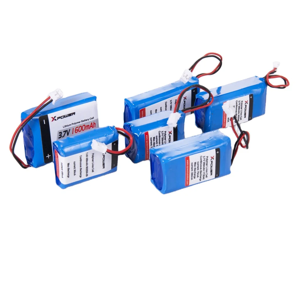 New Trend 3.7v 2000mah Customized Flexible Lithium Polymer Lipo Battery Pack