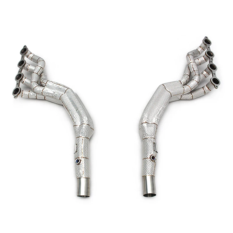 Custom Merged Pipes For Chevrolet Camaro ZL1 V8 6.2L 2010-2015 SS304 Equal Length Manifold Test
