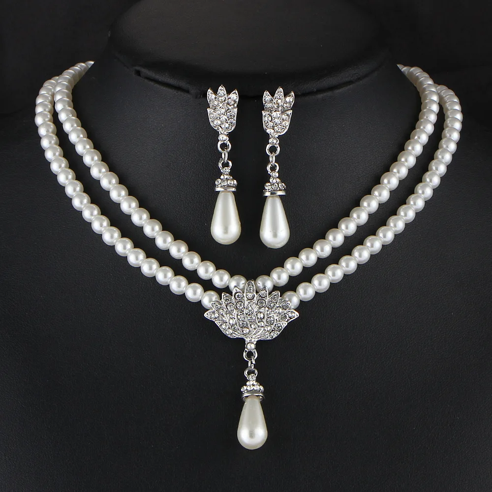 Bridal Pearl Jewellery Set 