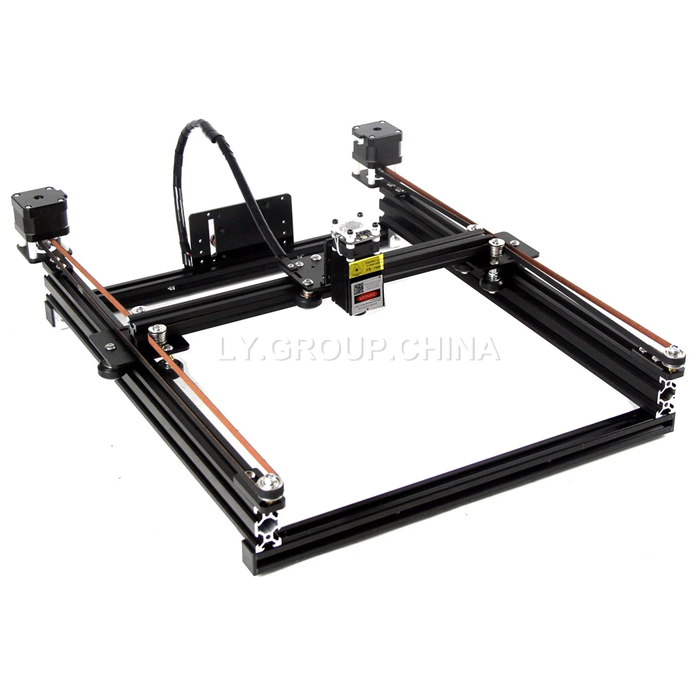 Disassembled LY Desktop Frame Type Belt Pulley Pen Drawing Robot Machine XY Plotter Writing A0 A1 A2 A3 A4 Engraving Area 12V