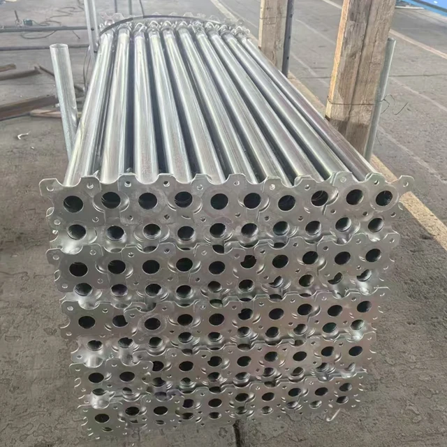 Derfon Galvanized Adjustable Steel Props Jack Q235 Material Heavy Duty Scaffolding Acrow Prop