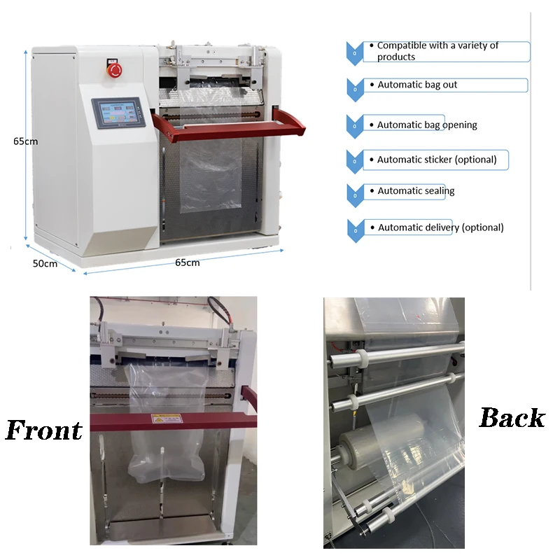 Desktop Vertical Bagging Labeling Machine Autobag Poly Bagger for Pre ...