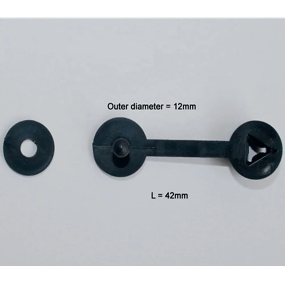 Single Use Plastic Snap Clip for Fabric Wristbands