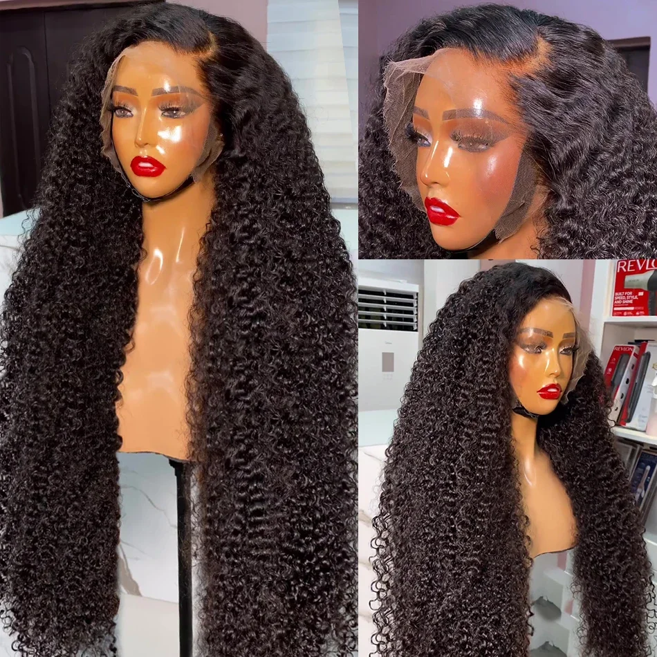 Parrucca frontale con onda profonda sciolta da 30 pollici, densità 250%, parrucca frontale con chiusura riccia in pizzo HD trasparente per donne_voghion.com