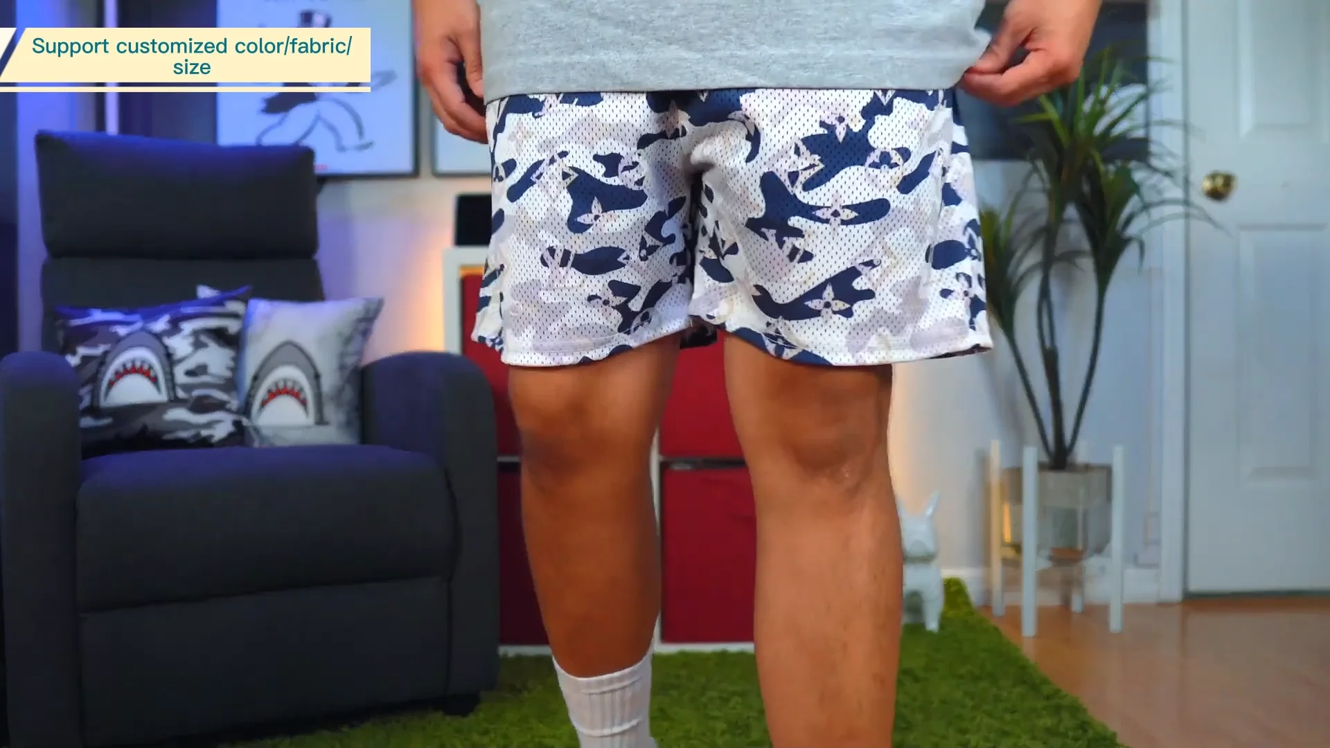 Clothing Manufacturers Custom Mesh Shorts,Mens Mid Thigh Single Layer 5 Inch Inseam 6 5in Mesh