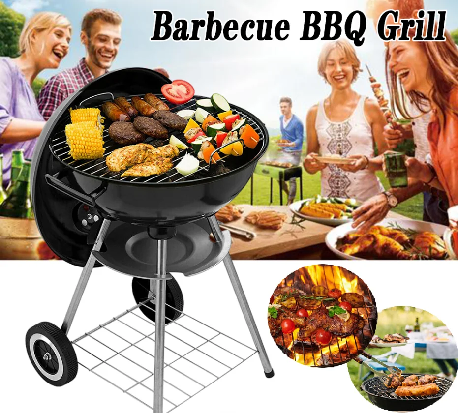 Grill Bbq Mini Portable Rotating Machine Hot Pot Plate Grills Outdoor Korean Gas Kitchen Stainless Steel Bbq Smoker Grill