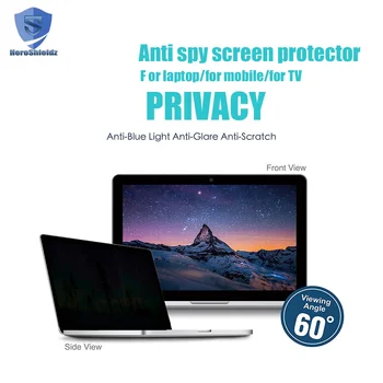 14'' Matte Laptop Privacy Filter With Installation Tool, Removable Film Laptop/Computer /PC Anti-Spy Screen Protector Filter
