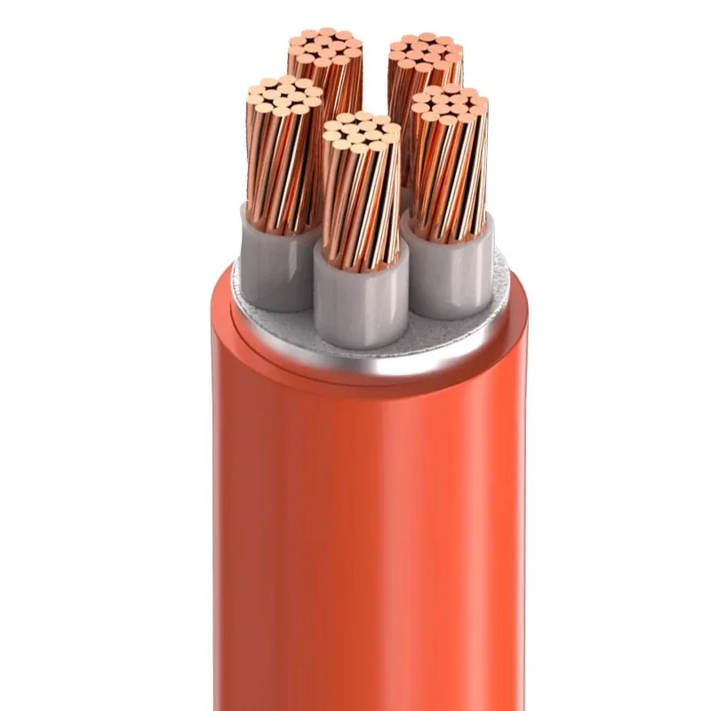 Flexible fireproof metal sheathed inorganic mineral insulated cable BTLY