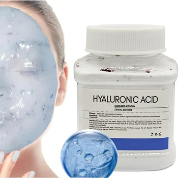 Skincare OEM 50 Flavors Private Label Natural Organic Hyaluronic Acid Whitening Facial Mask Nourishing Crystal Jelly Mask Powder