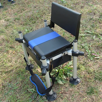 brillo fishing seat box Selco Aluminum Fishing Seat Box With Backrest