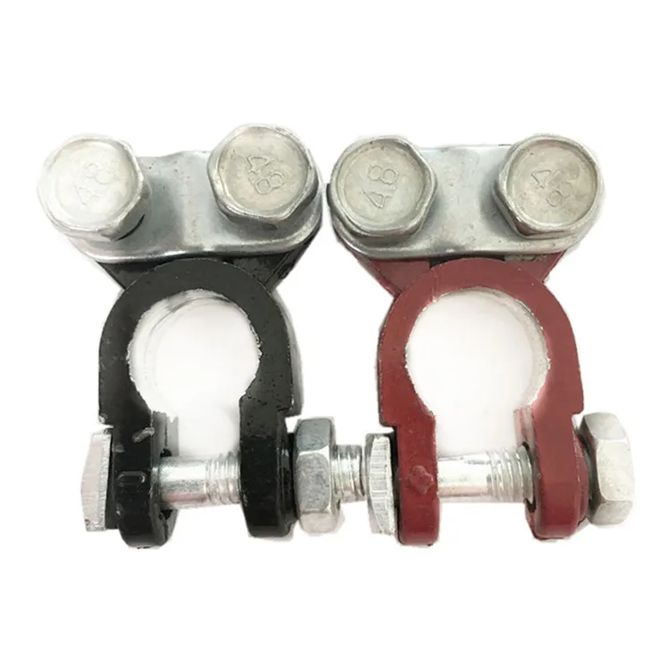 
 Положительный полюс отрицательный электрод батарея винтового типа клеммы  