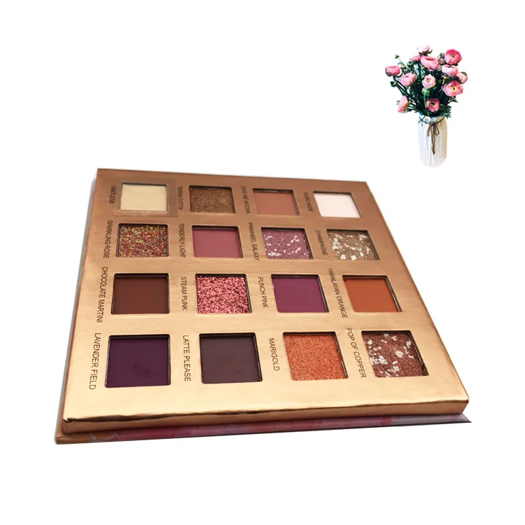 2021 самый лучший продавая изготовленный на заказ логос make up 16 видов цветов класса люкс с яркая палитра теней для век