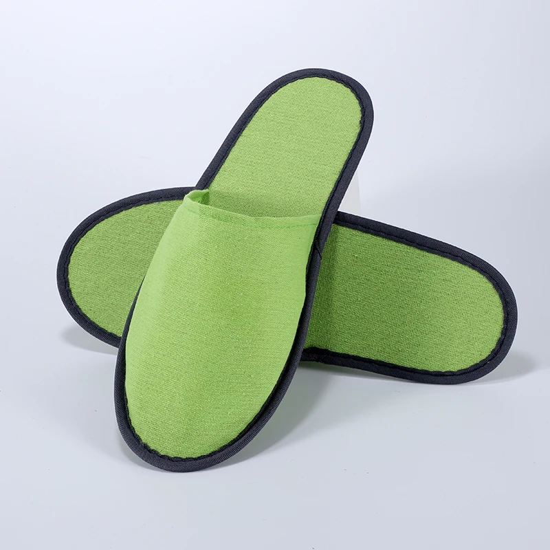 Hotel Amenity Disposable Hotel Bathroom Biodegradable Slippers