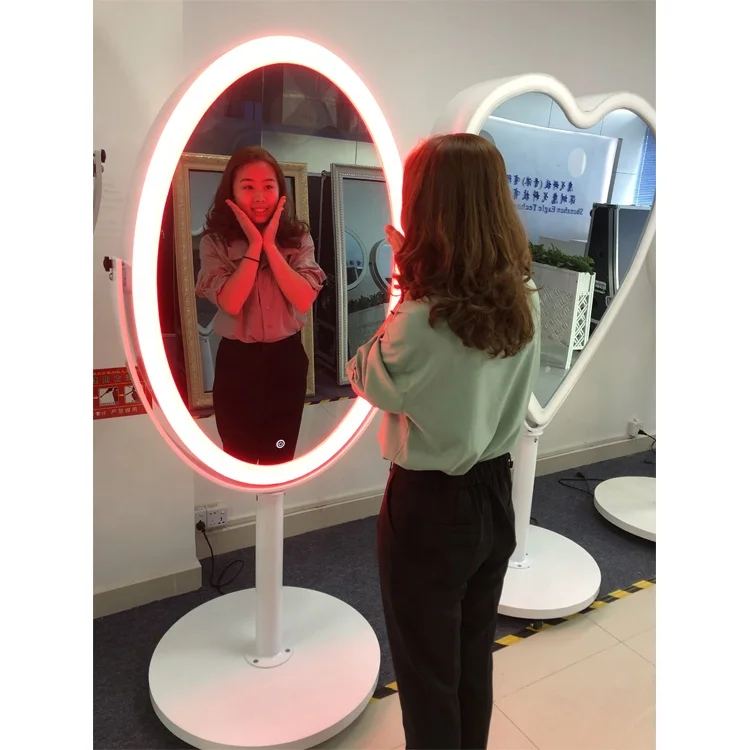 Selfie Photo Booth Box with Printer and Camera for Party