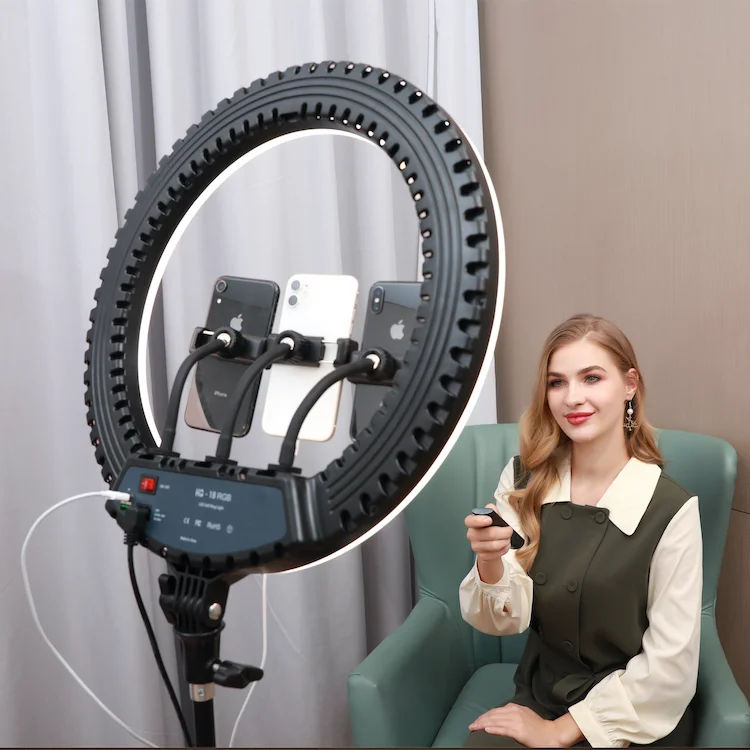 HQ-18プロフェッショナルSelfie写真照明キットYoutubeTiktok