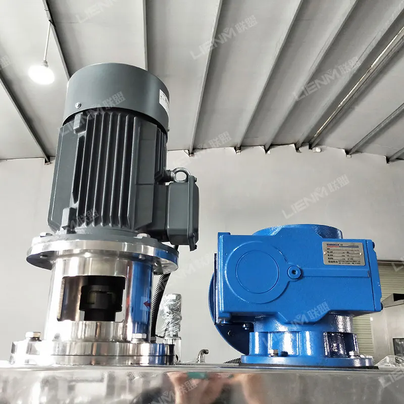 Factory Customized Electric Heating Liquid Mixing Tank With Agitator Liquid Soap Laundry Detergent Mixer Making Machine