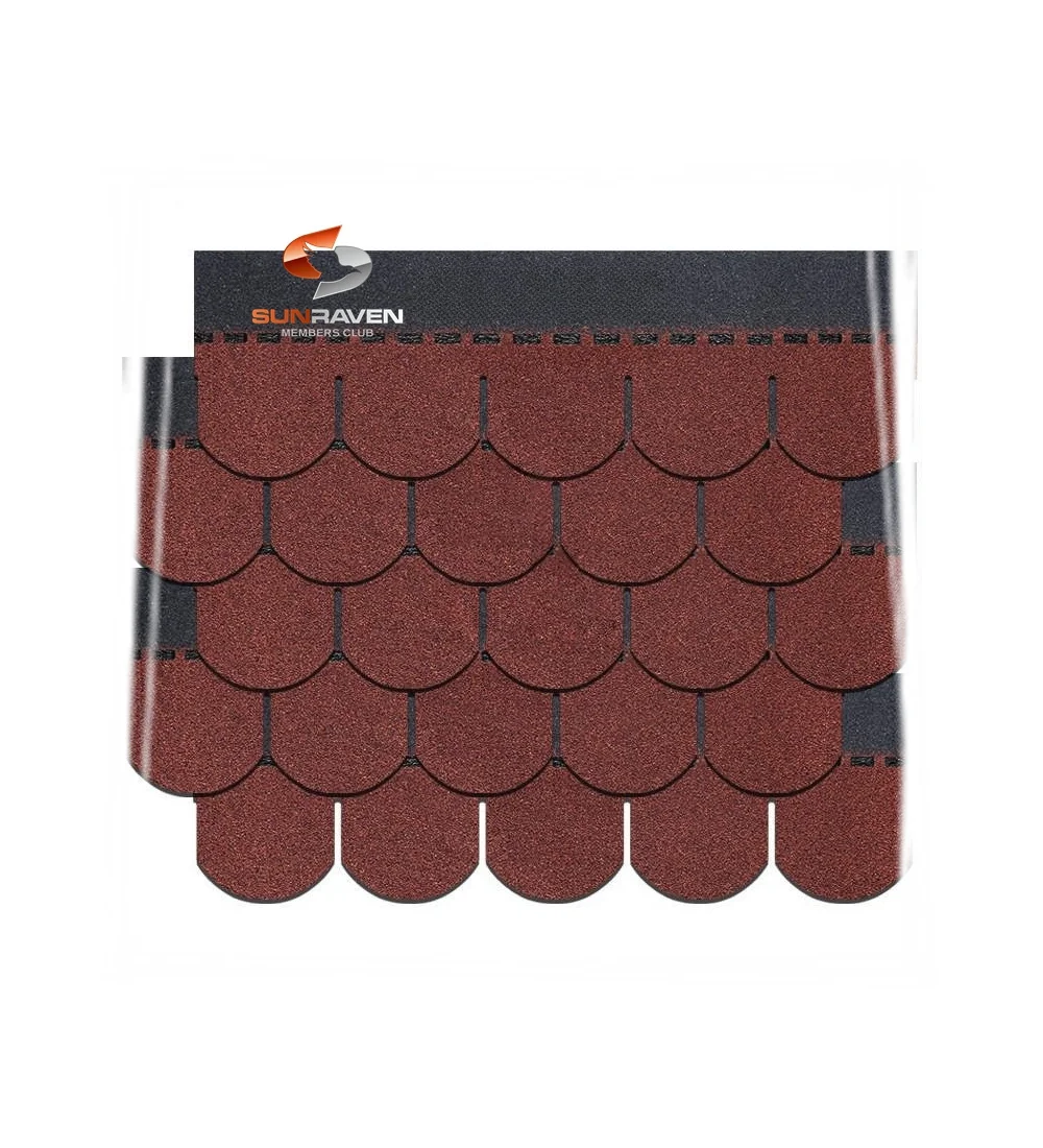 Fish Scale Bituminous Tiles Composite Roof Shingles Architectural Asphalt Shingles