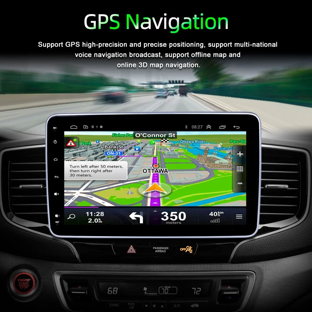 Universal 1DIN Car Radio Car Rotatable 360 Radio Stereo DVD Player GPS  Navigation 10.1 Inch Rotating Android Car Screen Car Multimedia Player -  China Car Stereo, Car GPS