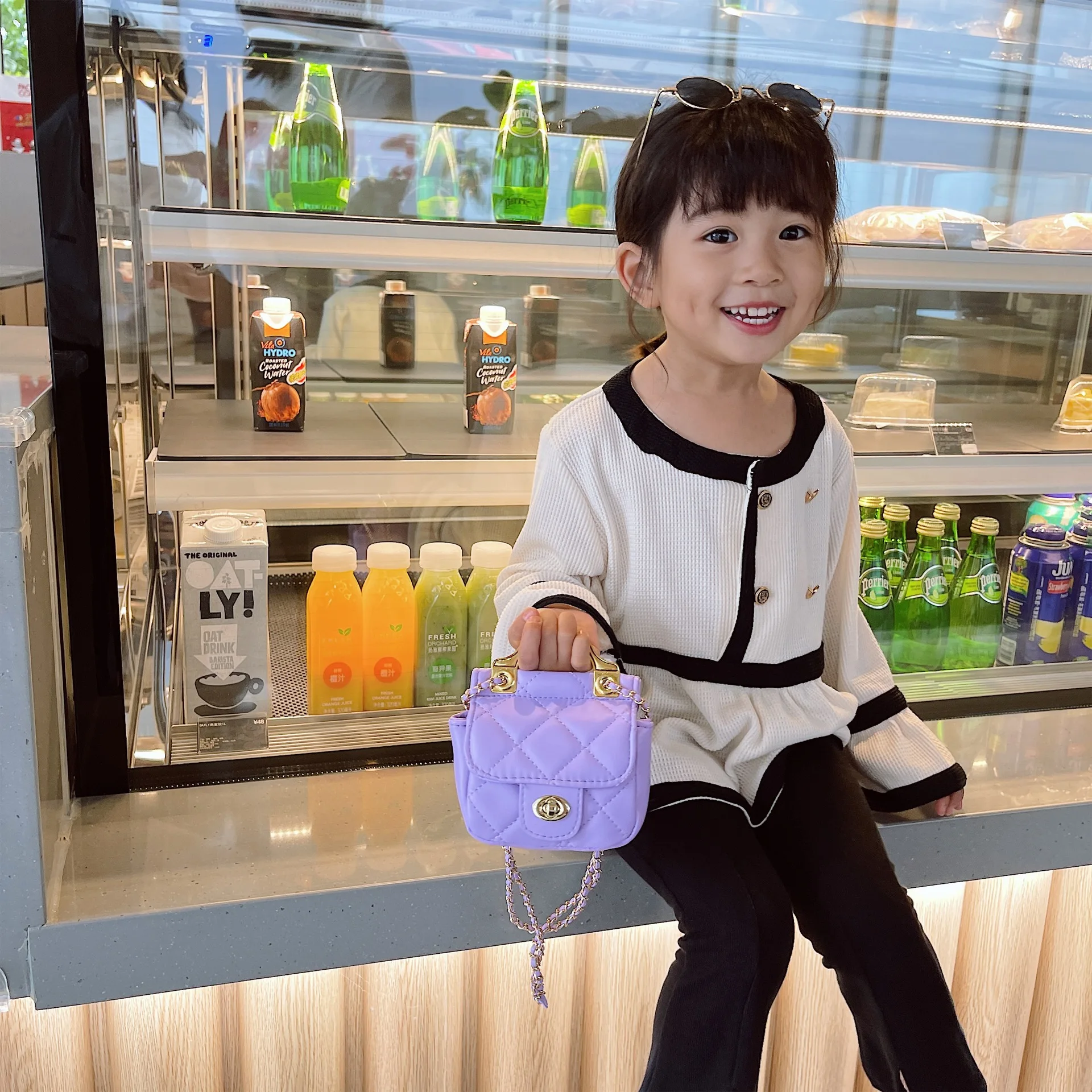 2022 Spring New Kids Coin Purse Korean Fashion Brand Diamond