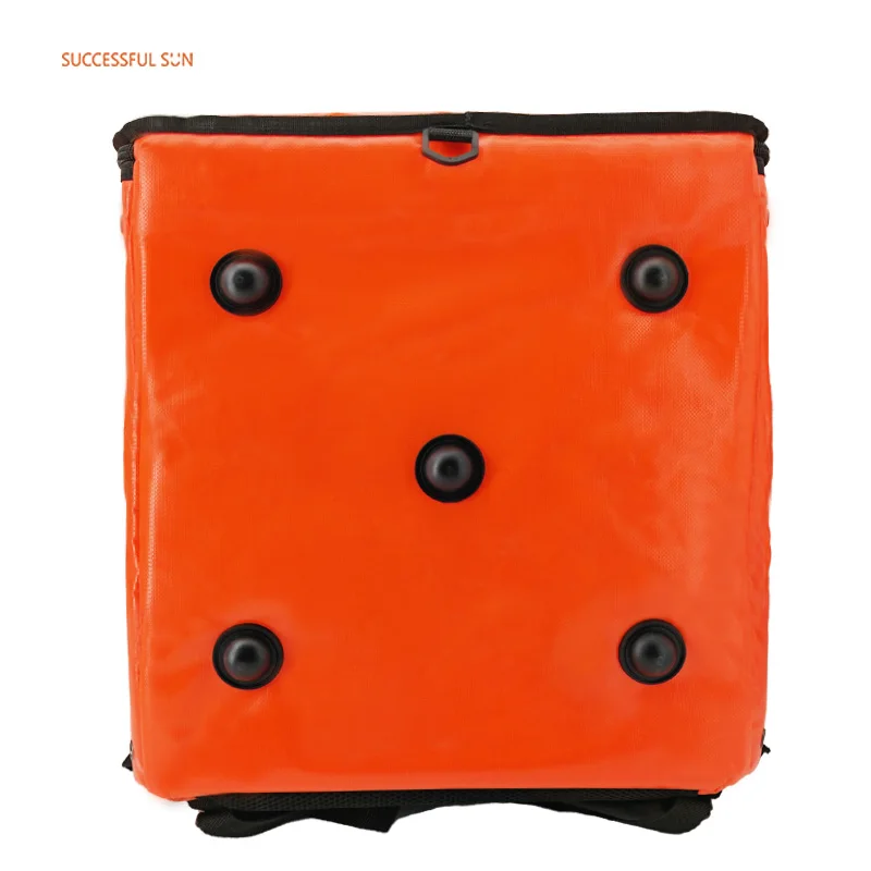 product factory custom logo large insulated thermal food delivery cooler bag portable zipper closure for bike motorcycle bicycle-7