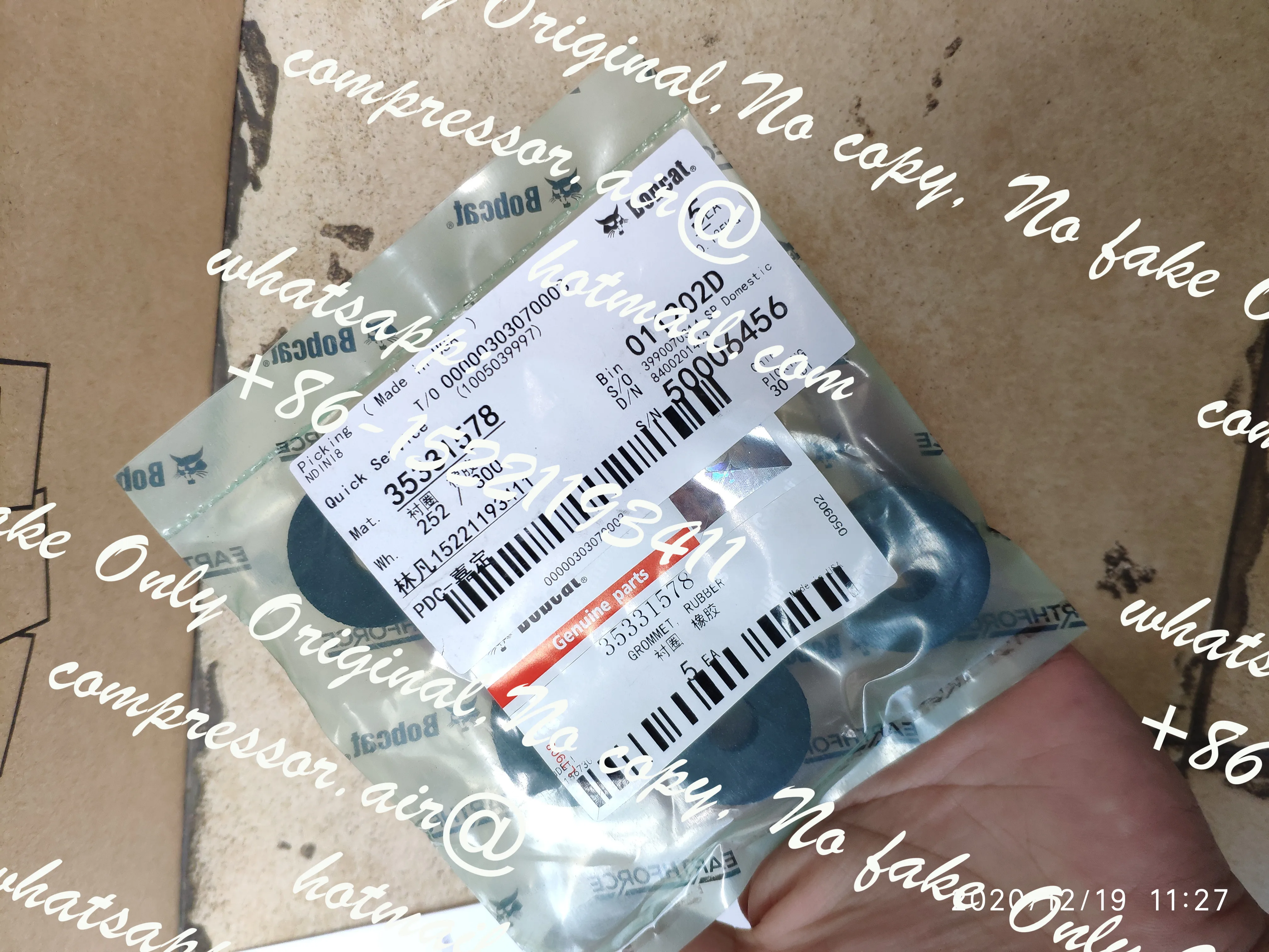DOOSAN ENGINE OIL PRESSURE SWITCH 36843423