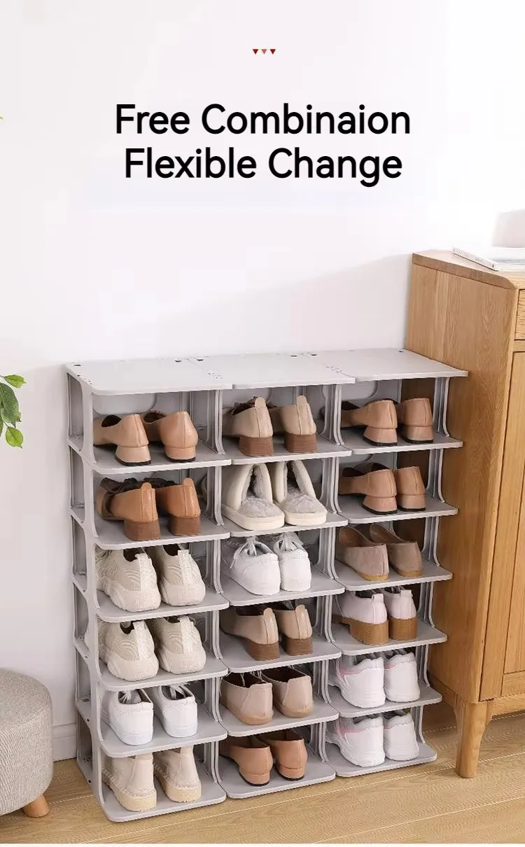 High Quality Easy Installation Shoe Rack Organizer Space-Saving Wholesale Shoe Storage for Living Room supplier