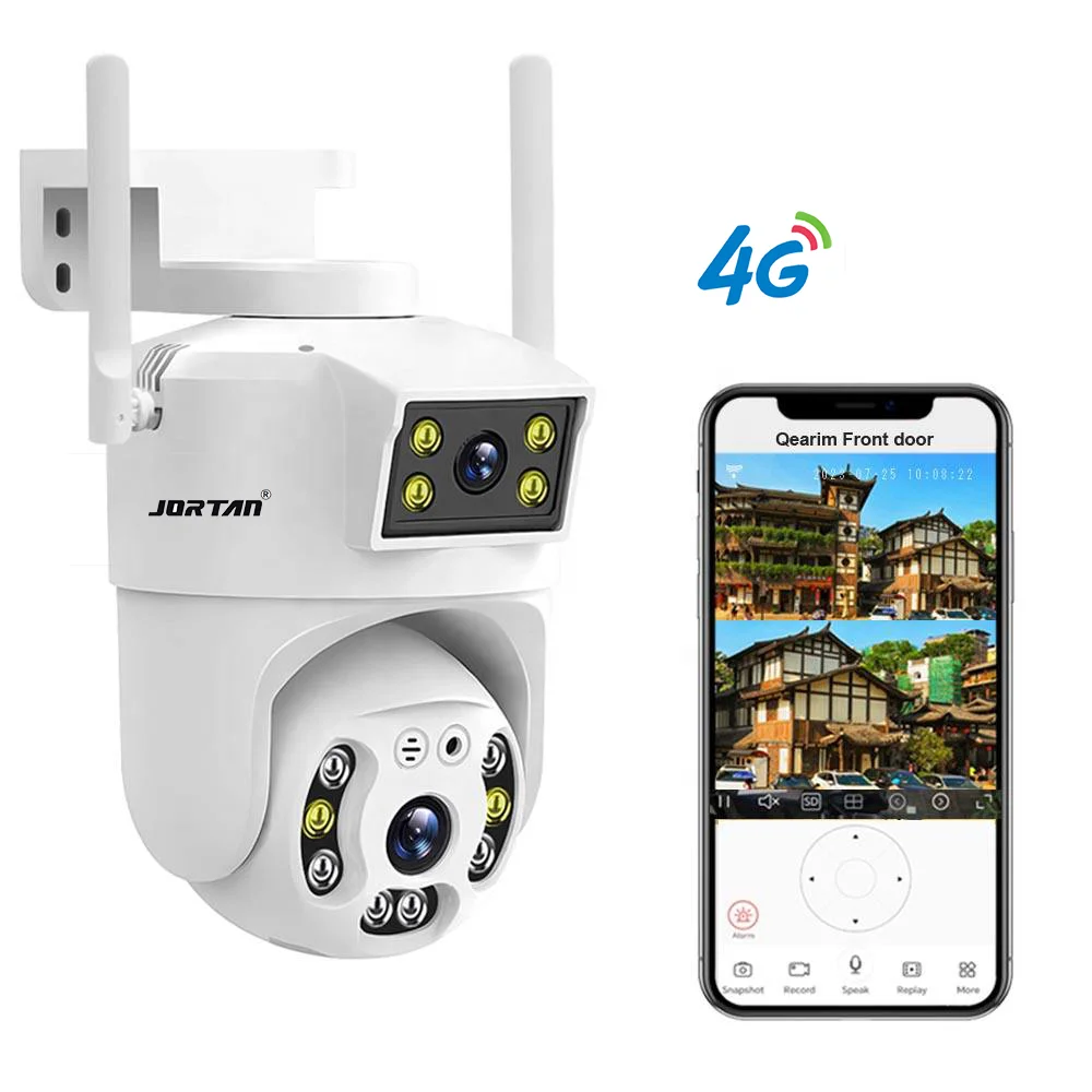 Jortan Dual Lens Wireless Ip Camera Cctv V380pro Icsee Yoosee Wifi Dual 