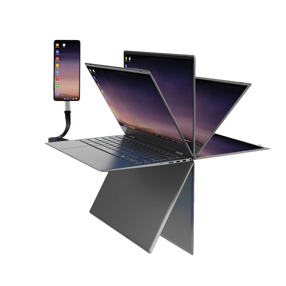 Dexbook 13.3インチ タッチスクリーンディスプレイ 360度回転可能