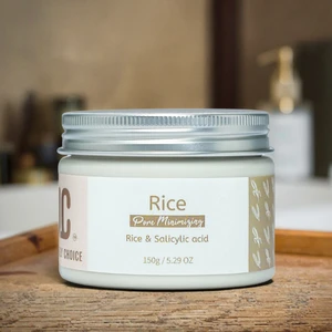 Factory Direct White Clay Mask Rice Salicylic Acid Deep Cleansing Oil Control Acne-Prone Skin Smooths Pores Home Use