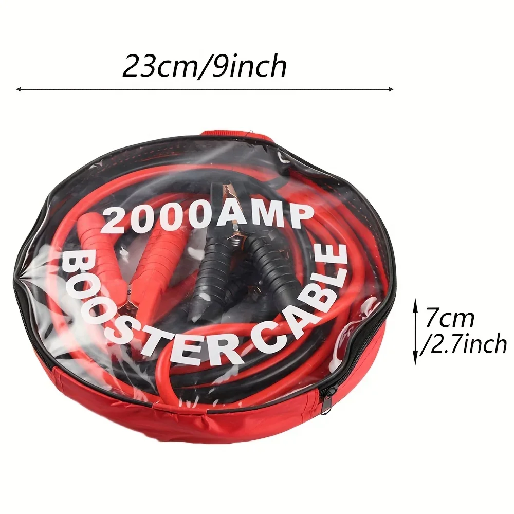 Auto Battery Heavy Duty Jumper Cables 13Ft 2000AMP Booster Cables for ...