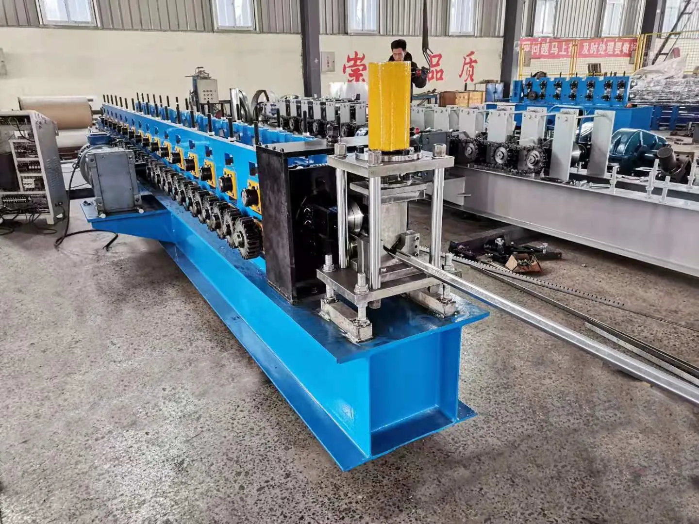 Slotted Wall Angle Roll Forming Machine Light Steel Keel Gypsum Board L Shape Corner Bead Making Machine