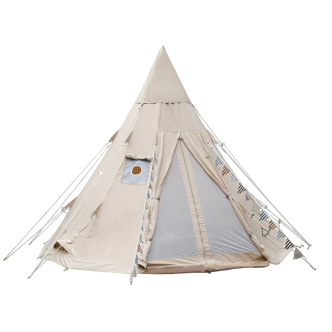 VEVOR Tenda Campana in Tela 5m Tenda da Campeggio per Famiglie Feste