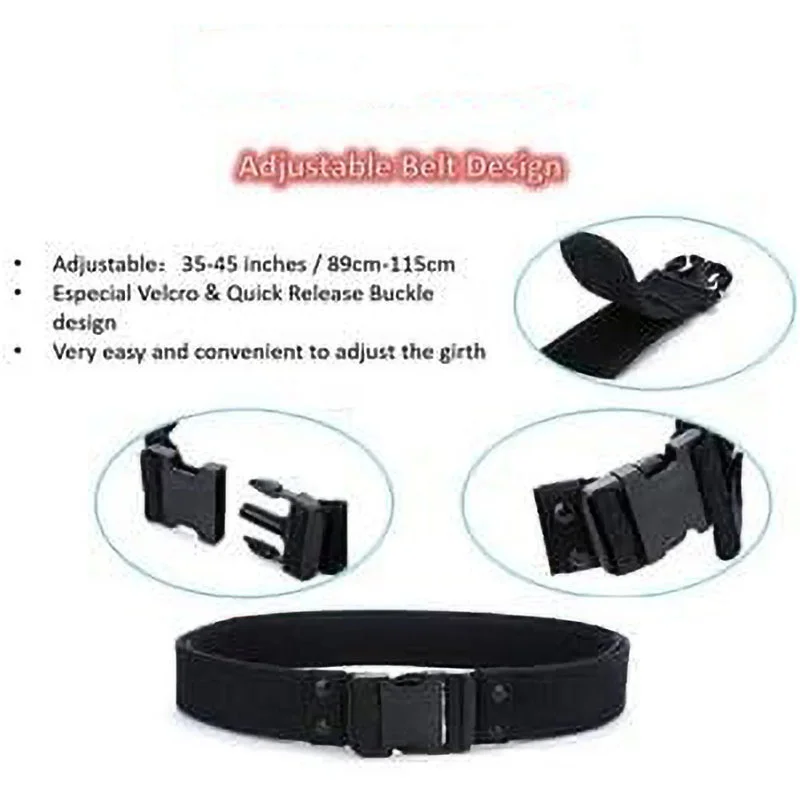 Security Tactical Duty Belt Modular Equipment Hunting Game Versatile Utility Adjustable Accessories Belt With Tool Pouches