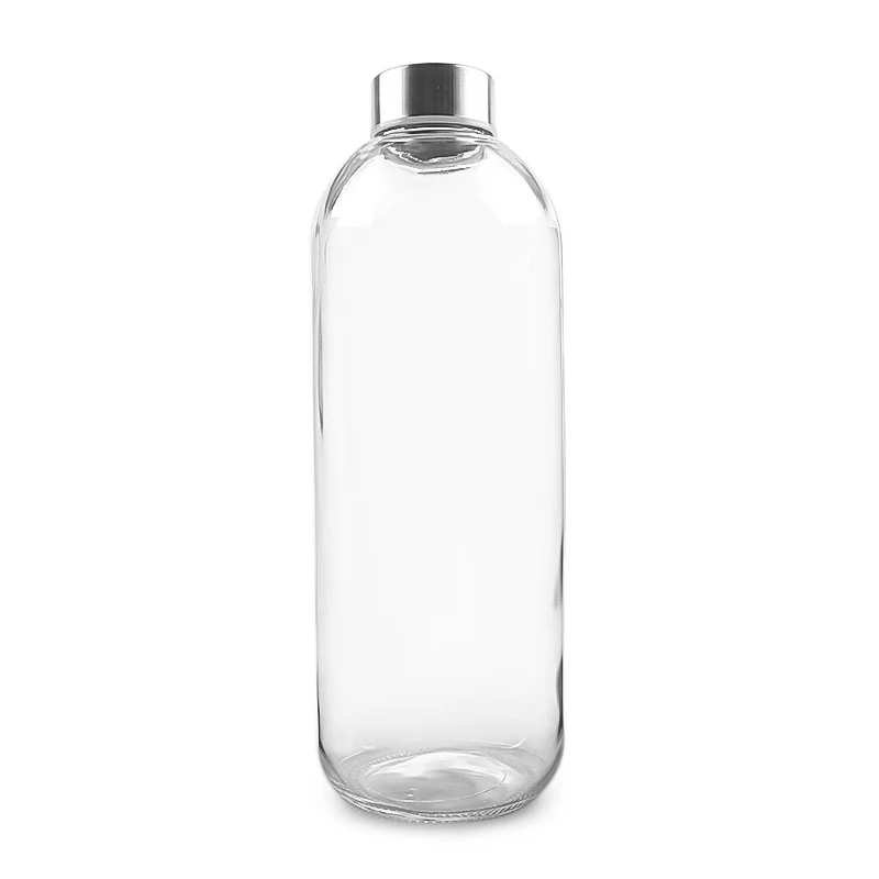 Reusable Portable 300ml 420ml 500ml High Borosilicate Glass Drink Water Bottle With Lid and Sleeve