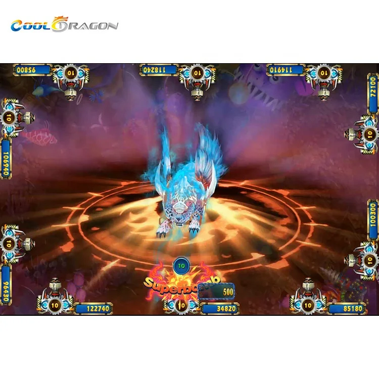 Leopard Strike Fish Game Board 6 Player Fish Table Ocean King Shooting Fishing Game Machines