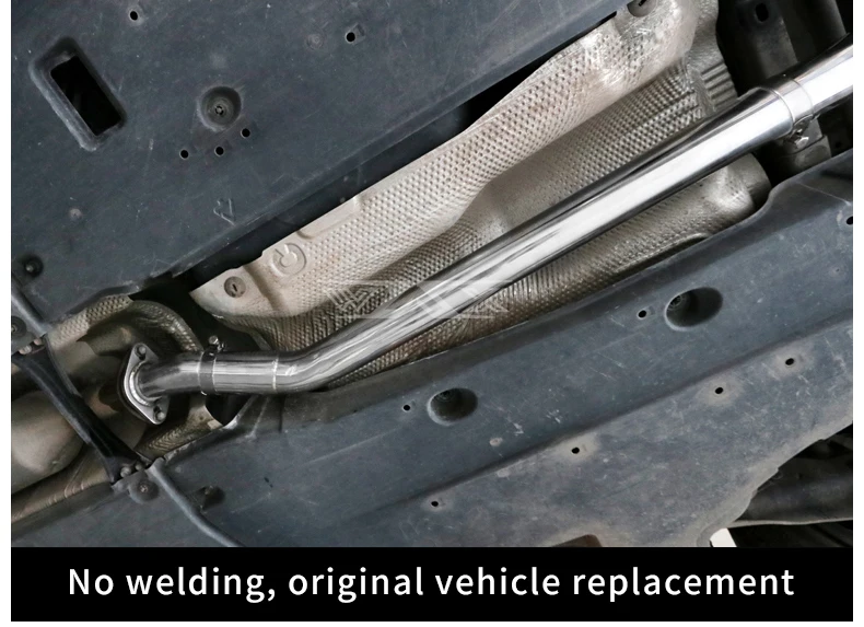 Exhaust Stainless Steel Catback System Exhaust Pipe For Toyota Camry SE 2.5 CLY  2019 Exhaust Catback System