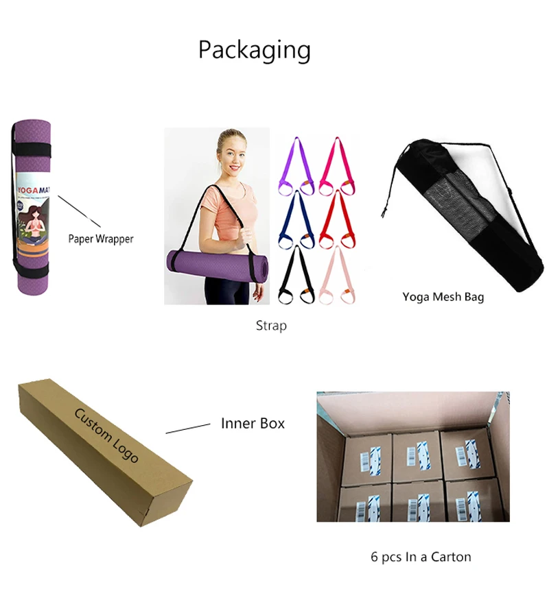 Top Quality Homochromy Eco Friendly Laser Engraving 6mm Printed Tpe