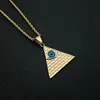 Gold single pendant
